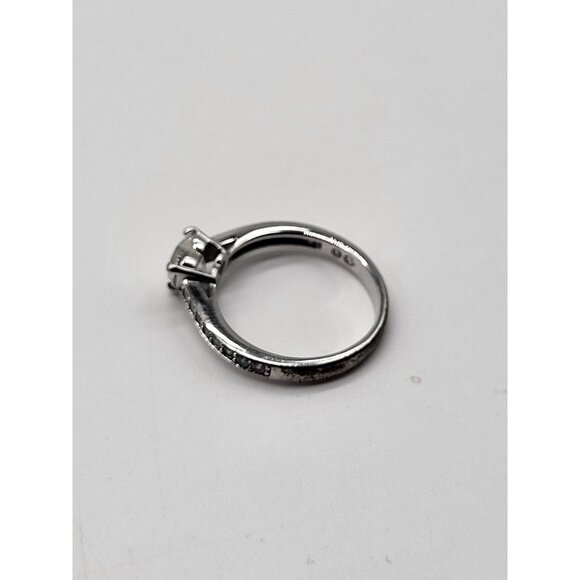 Swarovski Heart Shaped Crystal Ring With Silver-Tone Band - Picture 3 of 15